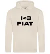 Женская толстовка (худи) I <3 Fiat Таш фото