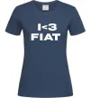Жіноча футболка I <3 Fiat Темно-синій Жіноча футболка I <3 Fiat Темно-синій фото