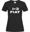 Жіноча футболка I <3 Fiat Чорний Жіноча футболка I <3 Fiat Чорний фото