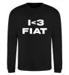 Світшот I <3 Fiat Чорний Світшот I <3 Fiat Чорний фото
