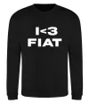 Свитшот I <3 Fiat Черный Свитшот I <3 Fiat Черный фото