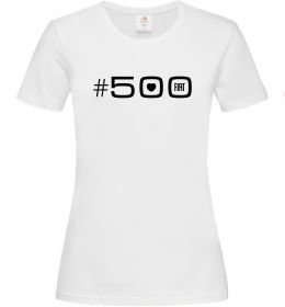 Жіноча футболка 500 Fiat