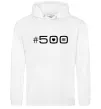 Чоловіча толстовка (худі) 500 Fiat Білий Чоловіча толстовка (худі) 500 Fiat Білий фото