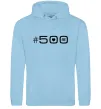 Мужская толстовка (худи) 500 Fiat Голубой Мужская толстовка (худи) 500 Fiat Голубой фото
