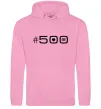 Женская толстовка (худи) 500 Fiat Розовый фото