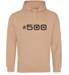 Жіноча толстовка (худі) 500 Fiat Пісочний фото