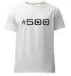 Чоловіча преміум футболка 500 Fiat Білий фото