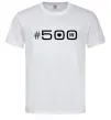 Чоловіча футболка 500 Fiat Білий фото