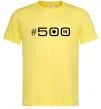 Чоловіча футболка 500 Fiat Лимонний фото
