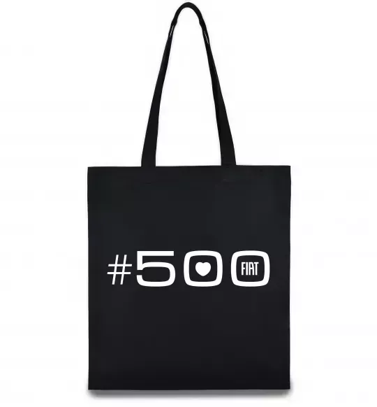 Еко-сумка 500 Fiat Чорний фото