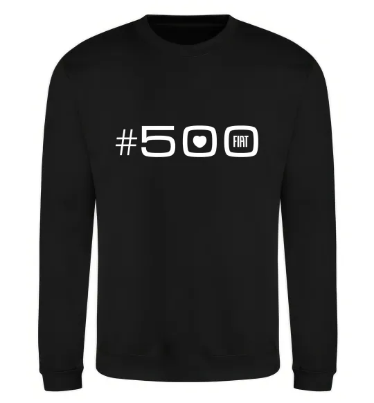 Свитшот 500 Fiat Черный фото