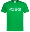 Чоловіча футболка 500 Fiat Зелений фото