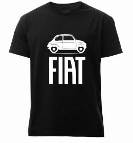 Чоловіча преміум футболка Fiat машина