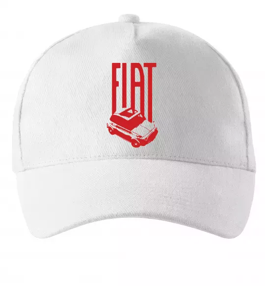 Кепка Fiat car Белый фото