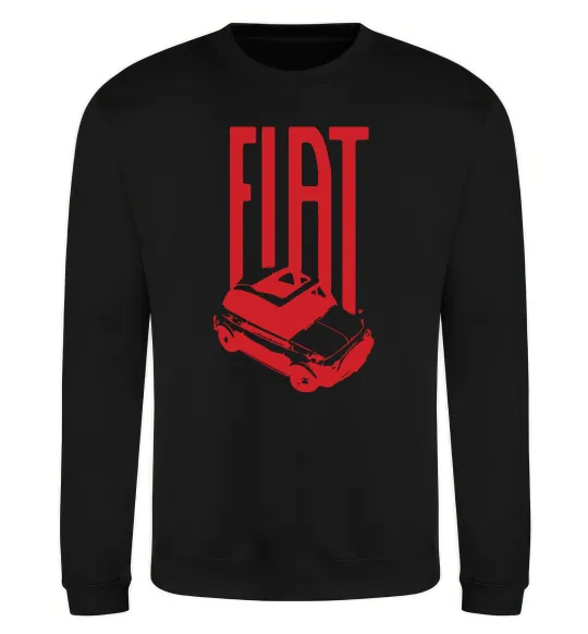 Свитшот Fiat car Черный фото