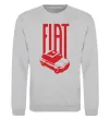 Свитшот Fiat car Серый меланж фото