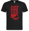 Чоловіча футболка Fiat car Чорний фото
