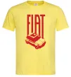 Чоловіча футболка Fiat car Лимонний фото