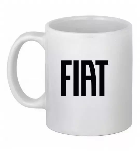 Чашка керамическая Fiat назва Белый фото