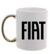 Чашка с цветной ручкой Fiat назва Золото фото