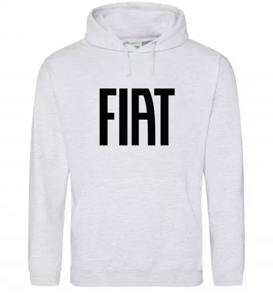 Жіноча толстовка (худі) Fiat назва Сірий меланж фото