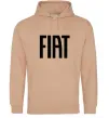Жіноча толстовка (худі) Fiat назва Пісочний фото