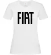Женская футболка Fiat назва Белый фото
