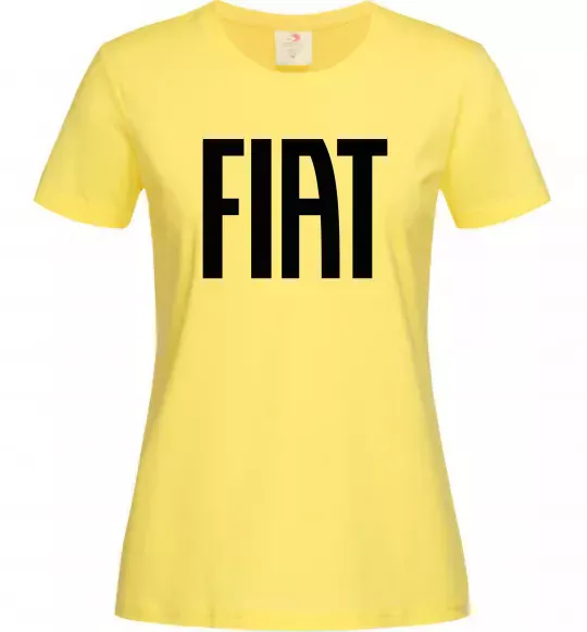Женская футболка Fiat назва Лимонный фото