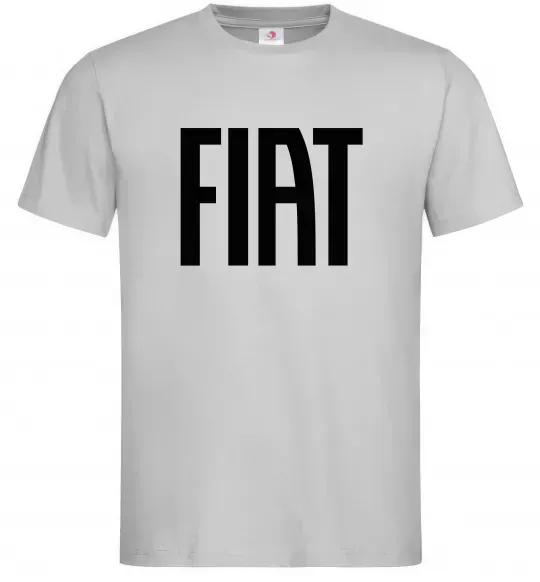 Чоловіча футболка Fiat назва Сірий фото