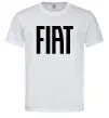 Чоловіча футболка Fiat назва Білий фото