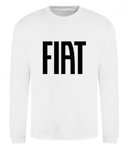 Свитшот Fiat назва Белый фото