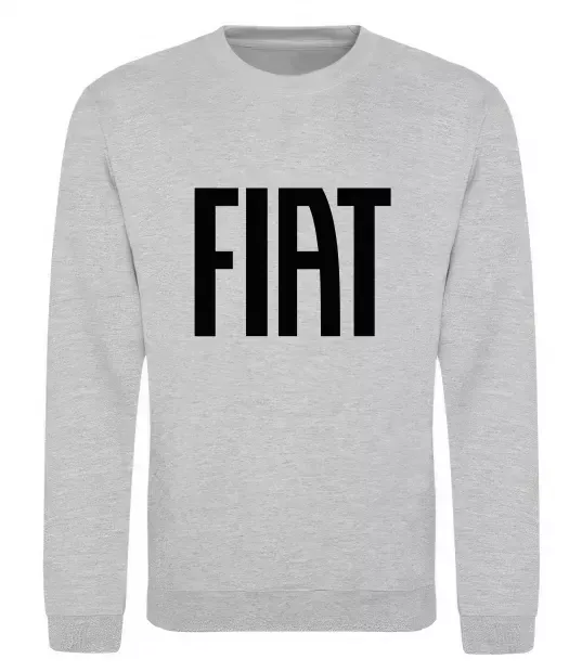 Свитшот Fiat назва Серый меланж фото