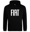 Чоловіча толстовка (худі) Fiat назва Чорний фото