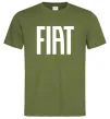Чоловіча футболка Fiat назва Оливковий фото
