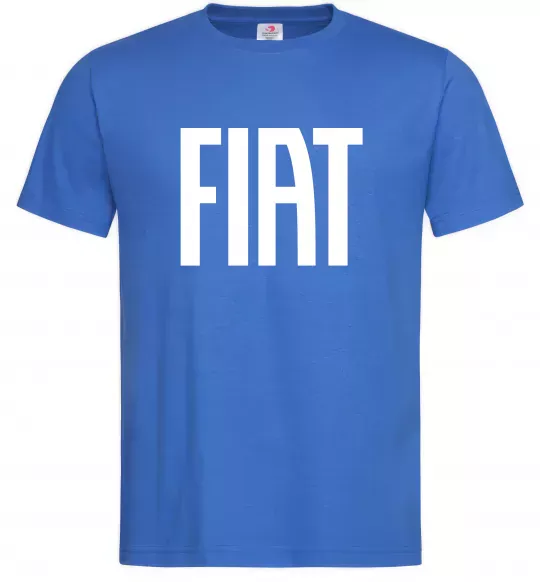 Чоловіча футболка Fiat назва Яскраво-синій фото