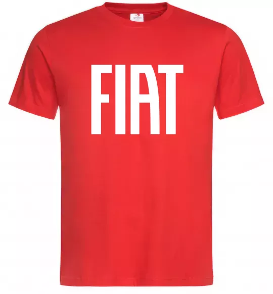 Чоловіча футболка Fiat назва Червоний фото