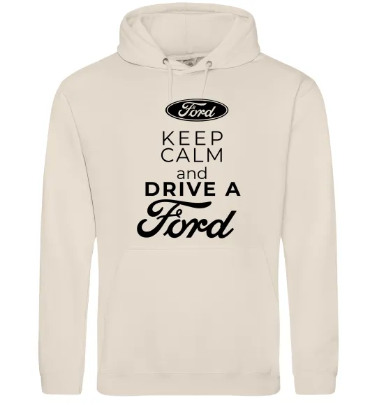 Женская толстовка (худи) Keep calm and drive Ford Таш фото
