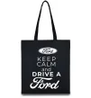 Еко-сумка Keep calm and drive Ford Чорний фото