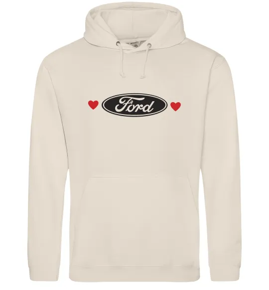 Женская толстовка (худи) Ford logo heart Таш фото