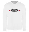 Світшот Ford logo heart Білий фото