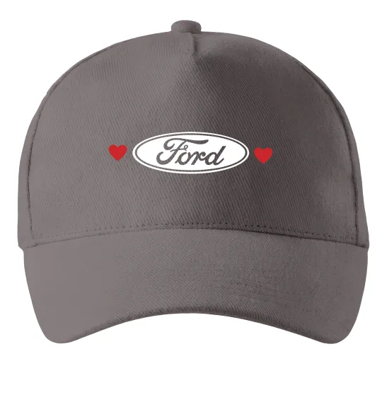 Кепка Ford logo heart Серый фото