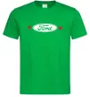 Чоловіча футболка Ford logo heart Зелений фото