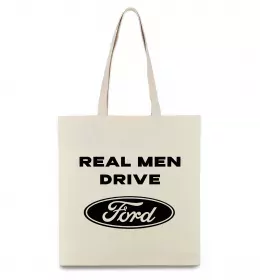 Эко-сумка Real men drive Mustang Черный фото