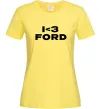 Женская футболка I <3 Ford Лимонный фото