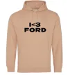 Чоловіча толстовка (худі) I <3 Ford Пісочний Чоловіча толстовка (худі) I <3 Ford Пісочний фото