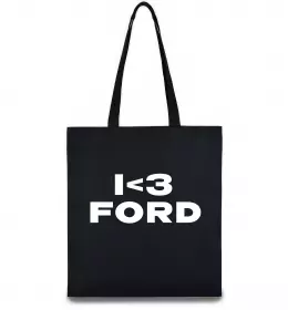 Эко-сумка Real men drive Mustang Черный фото