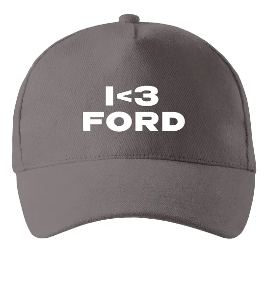 Кепка I <3 Ford Серый фото