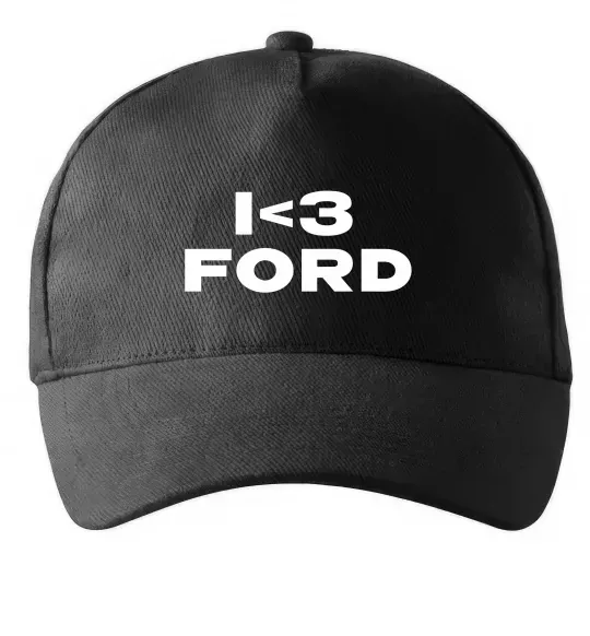 Кепка I <3 Ford Чорний фото