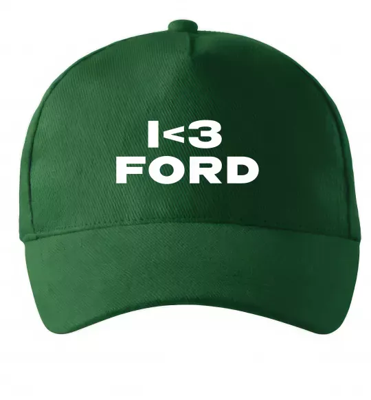 Кепка I <3 Ford Темно-зелений фото