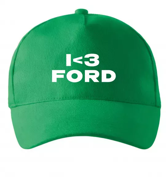Кепка I <3 Ford Зелений фото